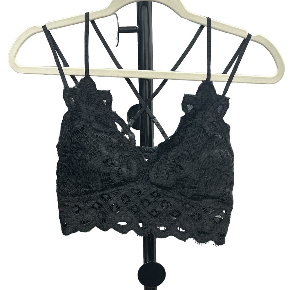 Altar’d State Intimates Black Lace Bralette Size: L
